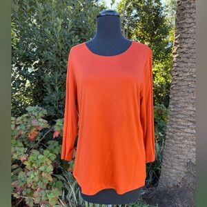 Emmelle Silk Cotton Long Sleeve Shirt - size XL